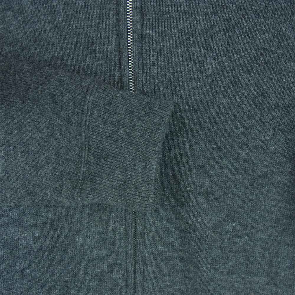 COMME des GARCONS HOMME コムデギャルソンオム AD2004 HN-T047 インサイドアウト ジップアップ ニット ジャケット グレー系 S【中古】