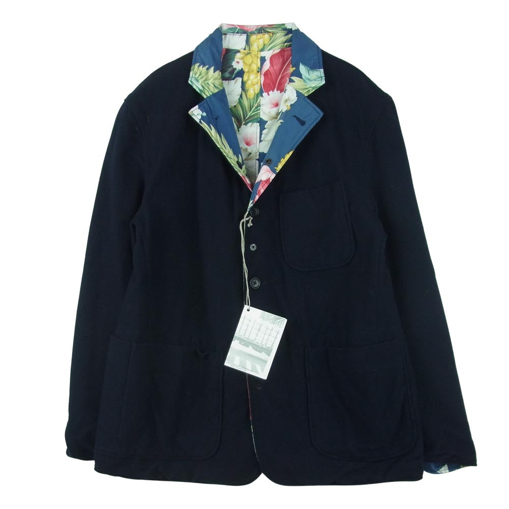 Engineered Garments エンジニアードガーメンツ リバーシブル ジャケット 花柄 アメリカ製 ネイビー系 ブルー系【中古】