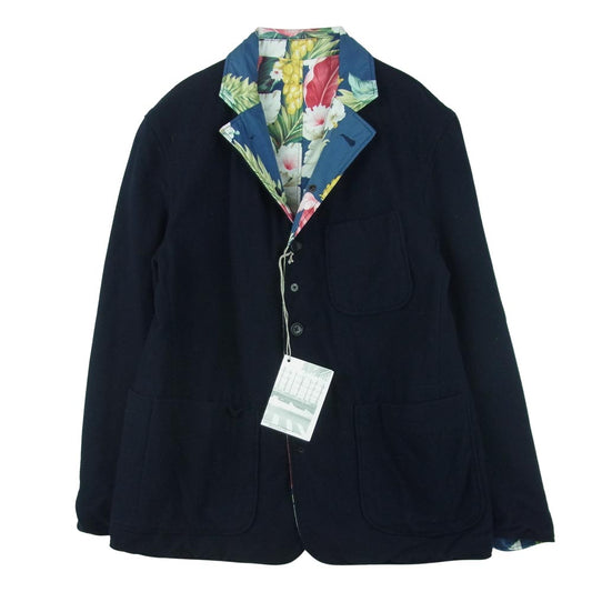 Engineered Garments エンジニアードガーメンツ リバーシブル ジャケット 花柄 アメリカ製 ネイビー系 ブルー系【中古】