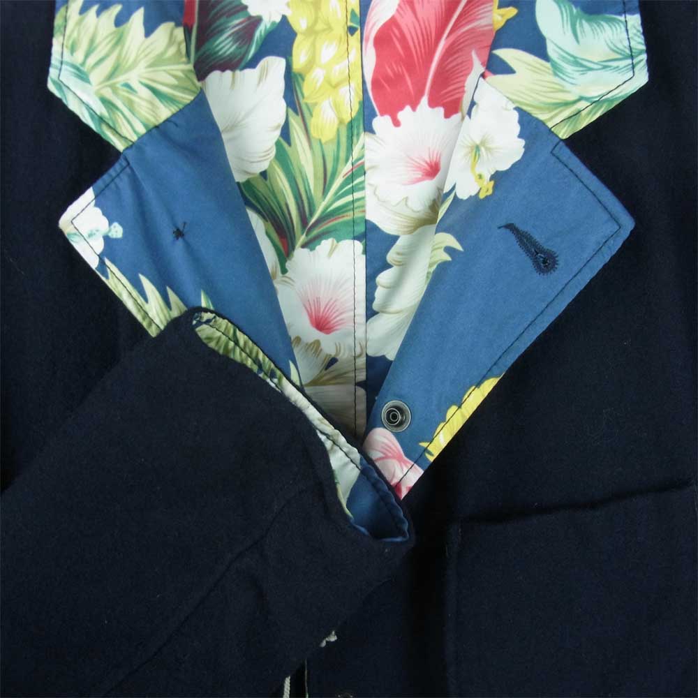 Engineered Garments エンジニアードガーメンツ リバーシブル ジャケット 花柄 アメリカ製 ネイビー系 ブルー系【中古】