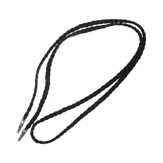 CHROME HEARTS クロムハーツ（原本無） LEATHER BRAID スクロール レザーブレード ブラック系【中古】
