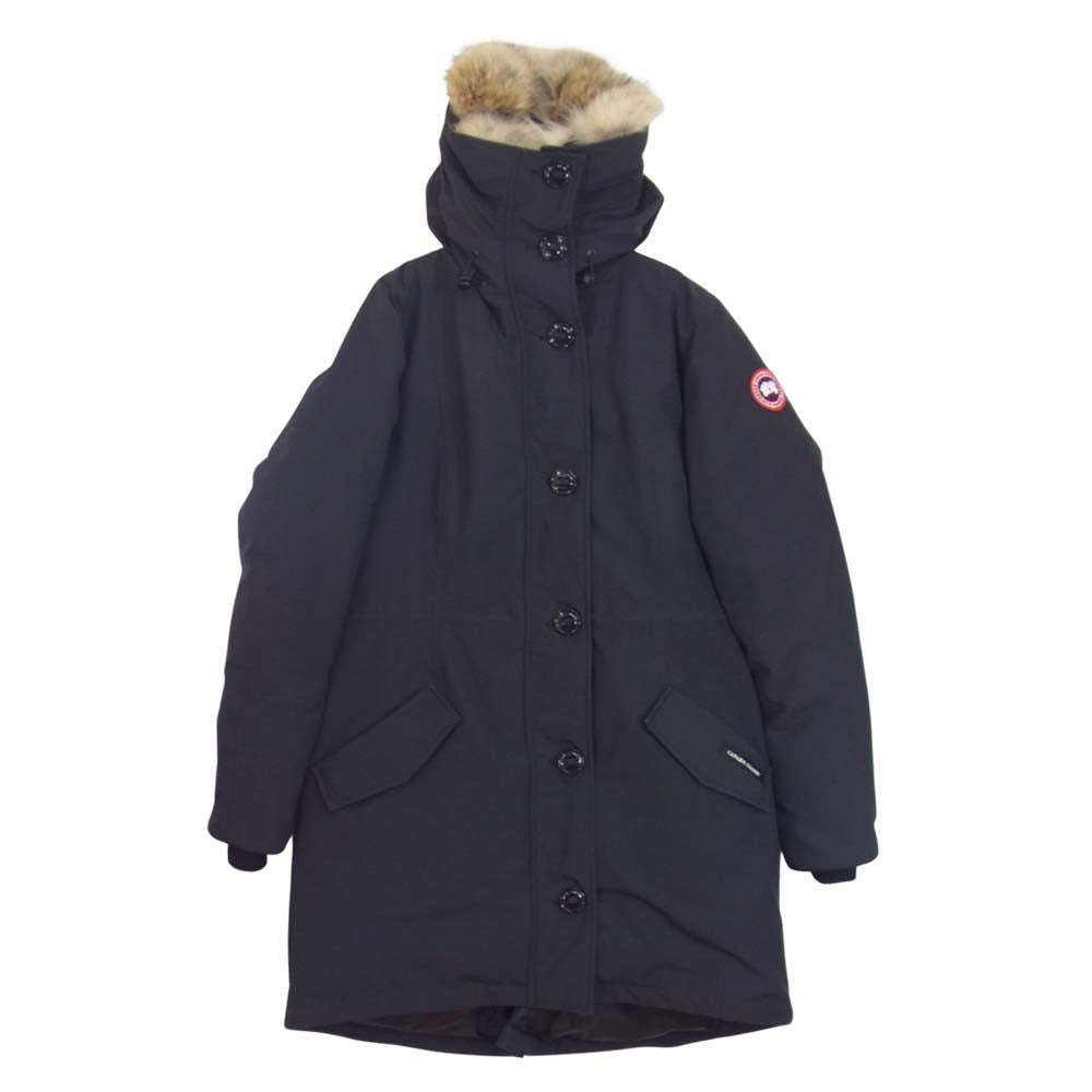 CANADA GOOSE カナダグース 2580L ROSSCLAIR PARKA ロスクレア パーカー ダウンコート ブラック系 L/G【中古】