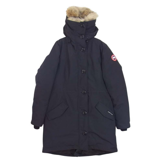 CANADA GOOSE カナダグース 2580L ROSSCLAIR PARKA ロスクレア パーカー ダウンコート ブラック系 L/G【中古】
