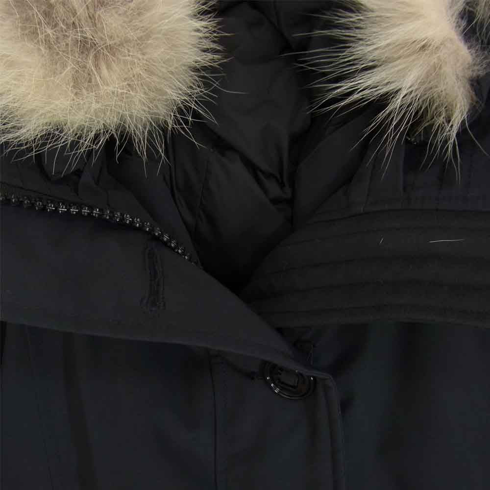 CANADA GOOSE カナダグース 2580L ROSSCLAIR PARKA ロスクレア パーカー ダウンコート ブラック系 L/G【中古】