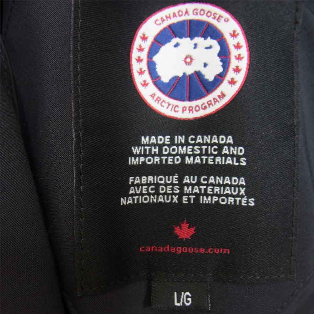 CANADA GOOSE カナダグース 2580L ROSSCLAIR PARKA ロスクレア パーカー ダウンコート ブラック系 L/G【中古】