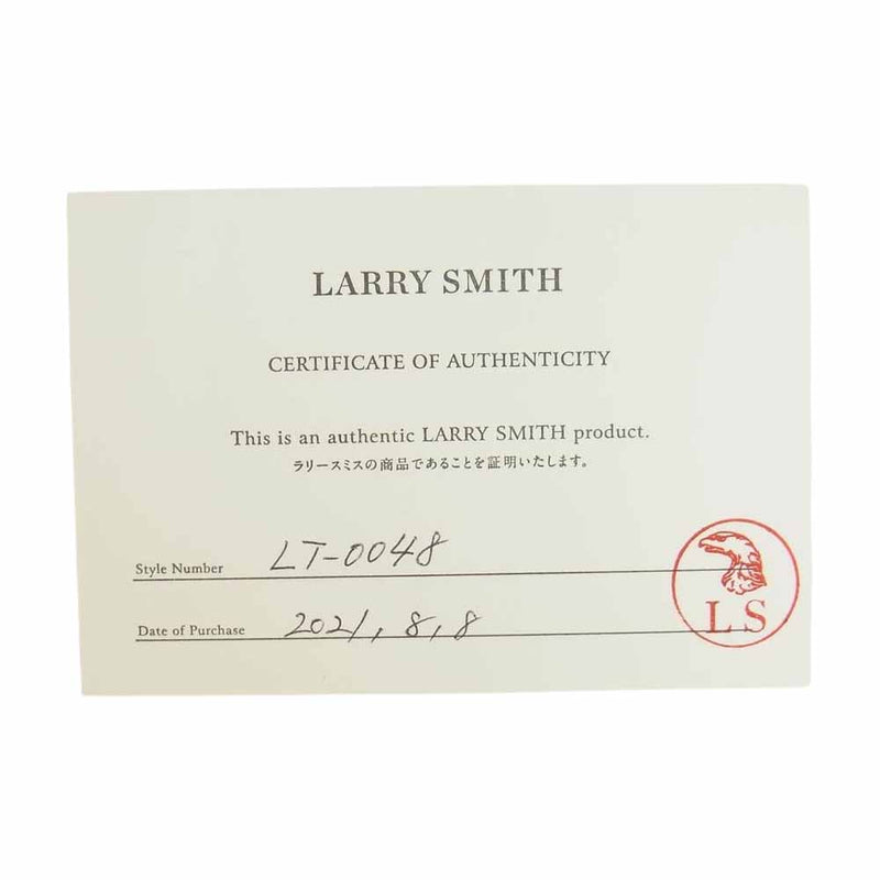LARRY SMITH ラリースミス INDIAN BUTTON KEY FOB インディアンボタン キーリング ダークブラウン系【中古】