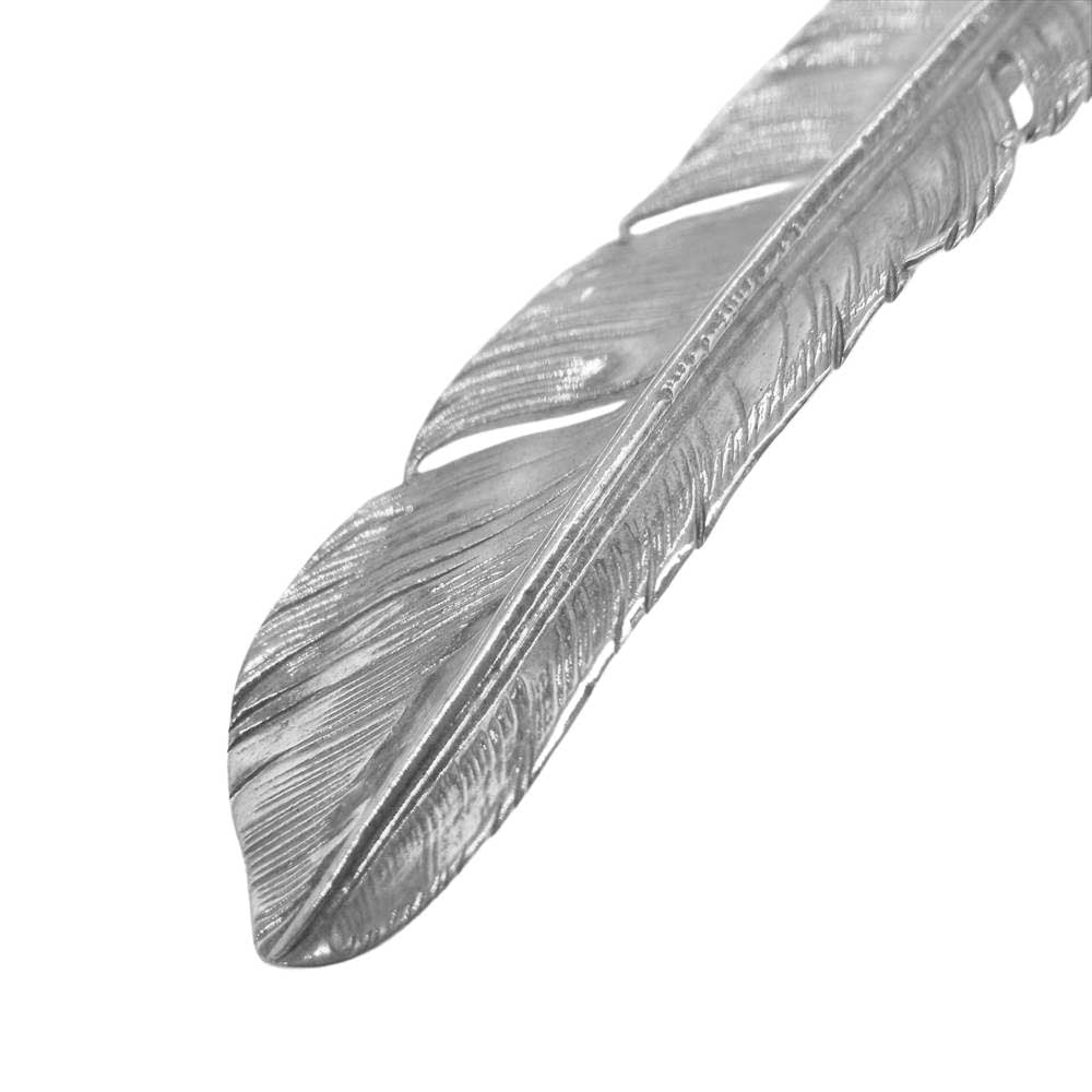 LARRY SMITH ラリースミス FEATHER PENDANT No.6 フェザー ペンダント シルバー系【中古】