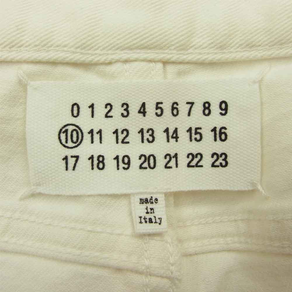 MAISON MARGIELA メゾンマルジェラ 10ライン 国内正規品 S30LA0117 Garment Dyed Slim Stretch Jeans  ホワイト ストレッチ デニム パンツ ホワイト系 30【新古品】【未使用】【中古】