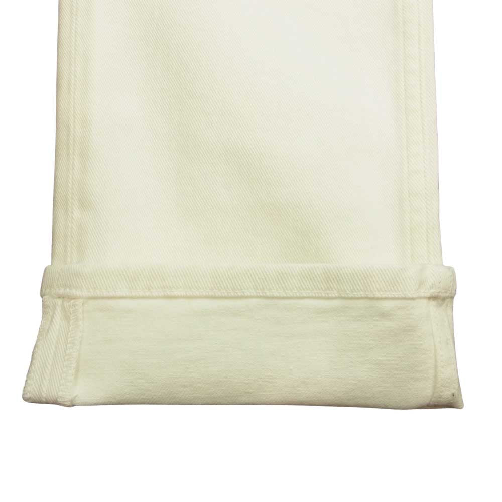 MAISON MARGIELA メゾンマルジェラ 10ライン 国内正規品 S30LA0117 Garment Dyed Slim Stretch Jeans  ホワイト ストレッチ デニム パンツ ホワイト系 30【新古品】【未使用】【中古】