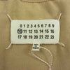 MAISON MARGIELA メゾンマルジェラ 10ライン ジャパンタグ S30HB0100 12/Jersey Pullover Knit シースルーポケット オーバーサイズ コットン ニット ベージュ系 XXL【新古品】【未使用】【中古】