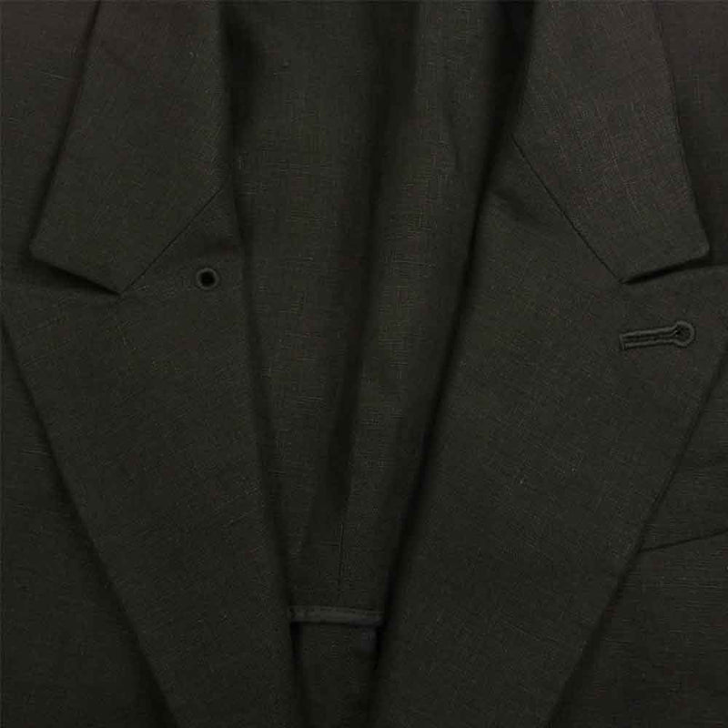 Dior ディオール 263C291F1921 リネン テーラード ジャケット   ブラック系 44【美品】【中古】
