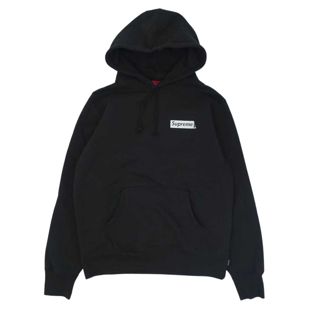 Supreme シュプリーム 19AW top crying hoodie トップ クライング バックプリント プルオーバー パーカー ブラック系 L【中古】