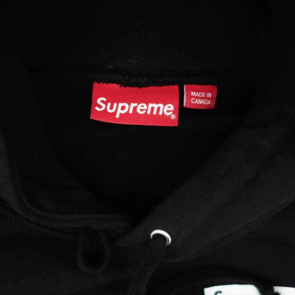 Supreme シュプリーム 19AW top crying hoodie トップ クライング バックプリント プルオーバー パーカー ブラック系 L【中古】