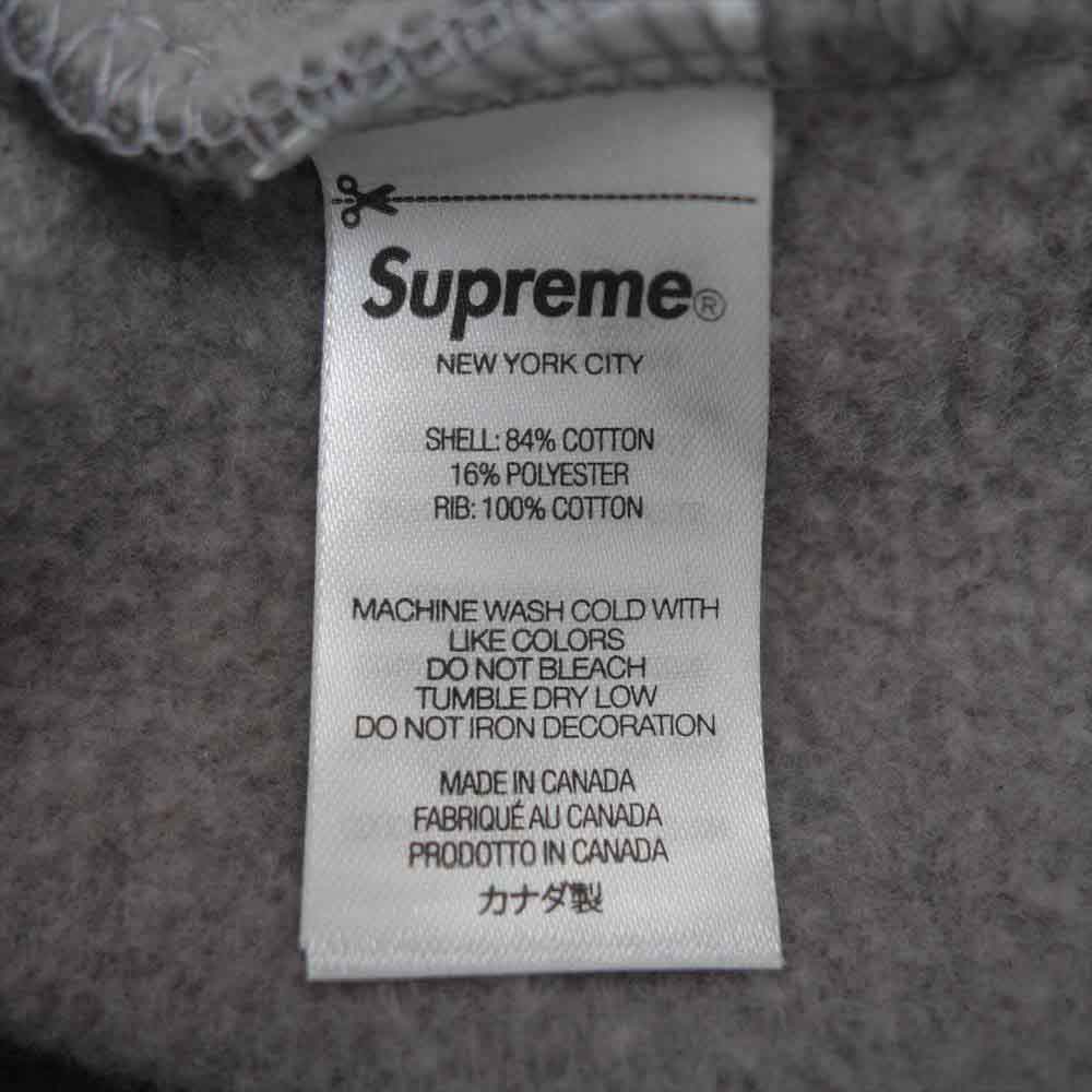 Supreme シュプリーム 22SS Small Box Crewneck スモール ボックス ロゴ スウェット グレー系 XL【美品】【中古】