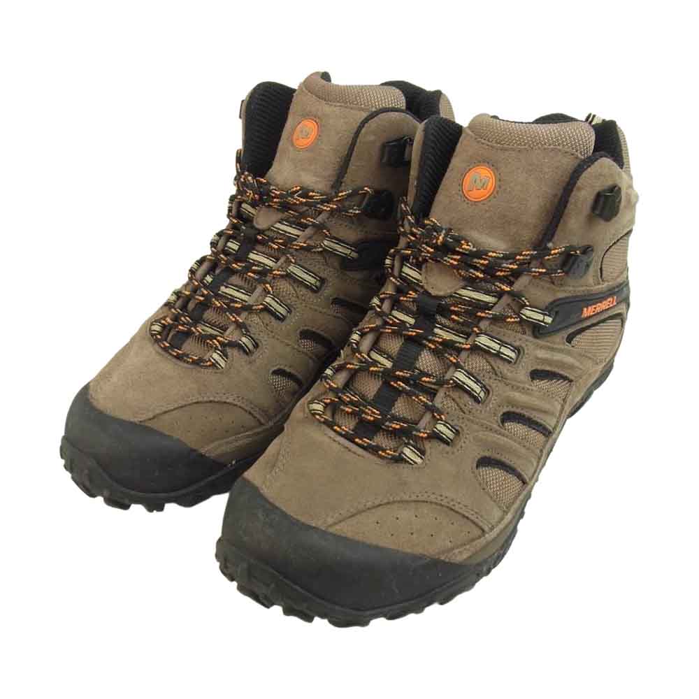 MERRELL メレル Chameleon4 MID Ventilator GORE-TEX カメレオン ハイキング シューズ ブラウン系 9【中古】