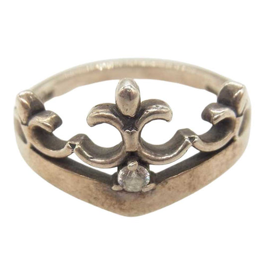 ROYAL ORDER ロイヤルオーダー SR310 DELICATE TIARA ジルコニア ティアラ リング シルバー系【中古】