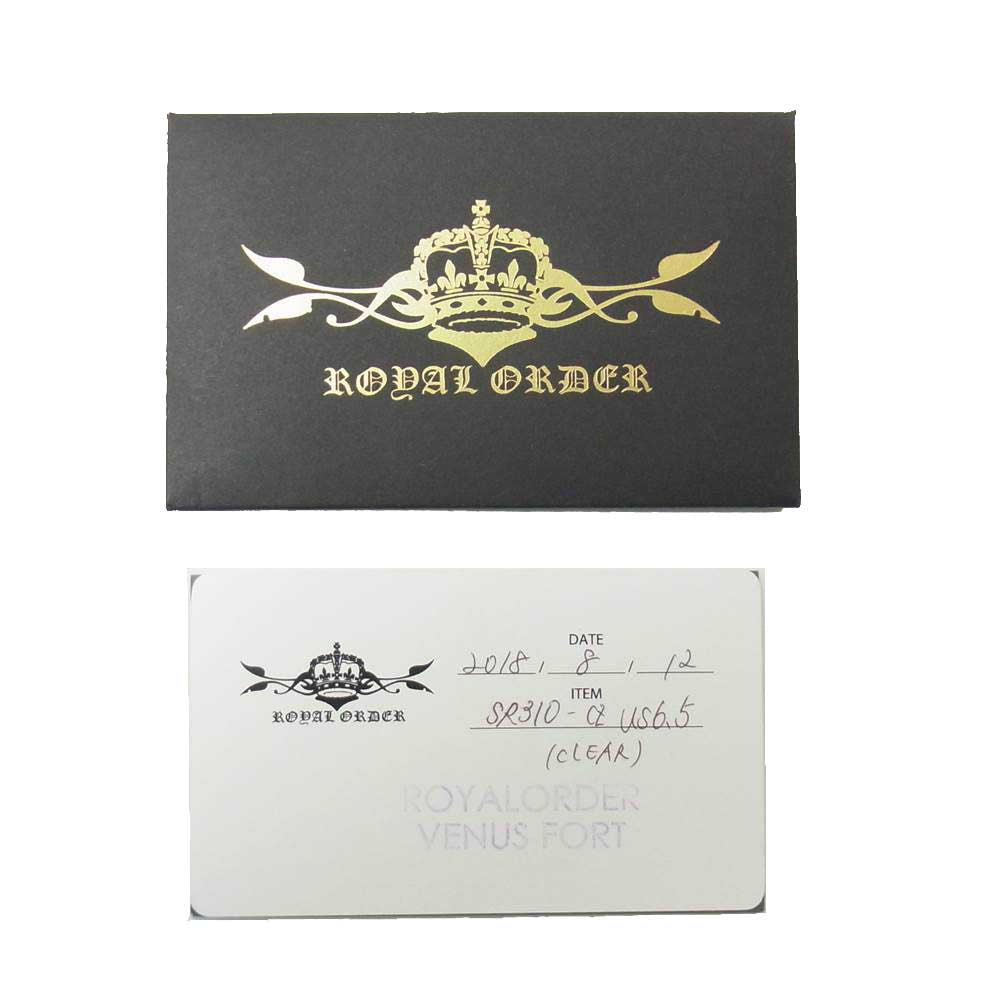 ROYAL ORDER ロイヤルオーダー SR310 DELICATE TIARA ジルコニア ティアラ リング シルバー系【中古】