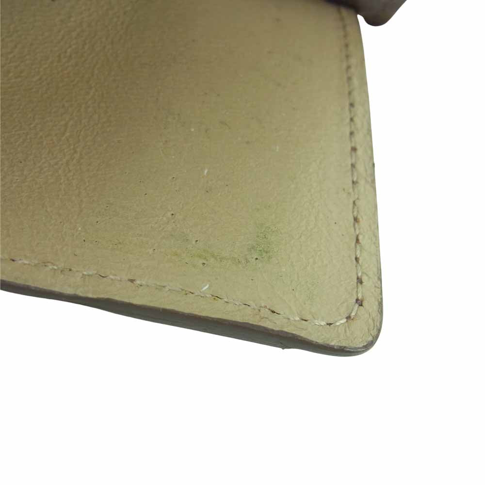 BOTTEGAVENETA ボッテガヴェネタ 169721 V0013 2513 イントレチャート 二つ折り パスケース グレイッシュブラウン系【中古】