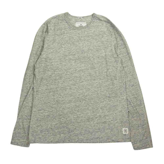 REIGNING CHAMP レイニングチャンプ メランジ クルーネック 長袖 Tシャツ カットソー グレー系 S【中古】