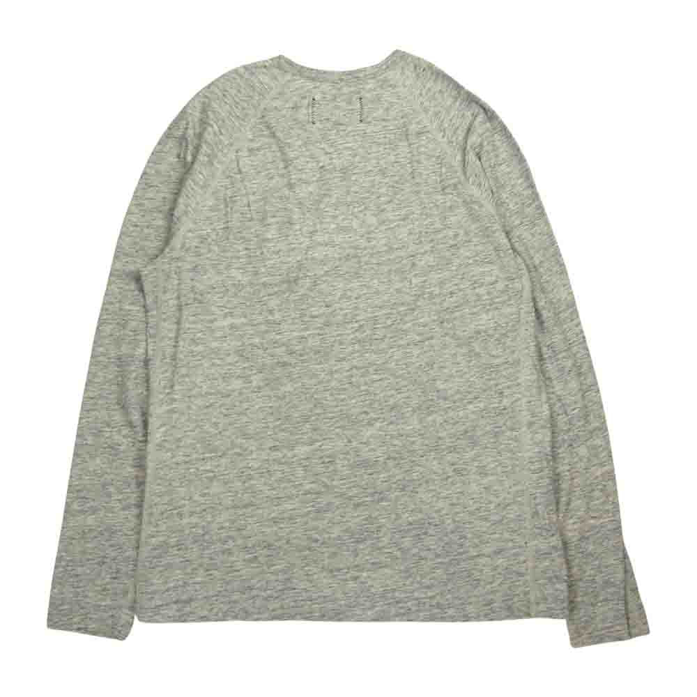 REIGNING CHAMP レイニングチャンプ メランジ クルーネック 長袖 Tシャツ カットソー グレー系 S【中古】