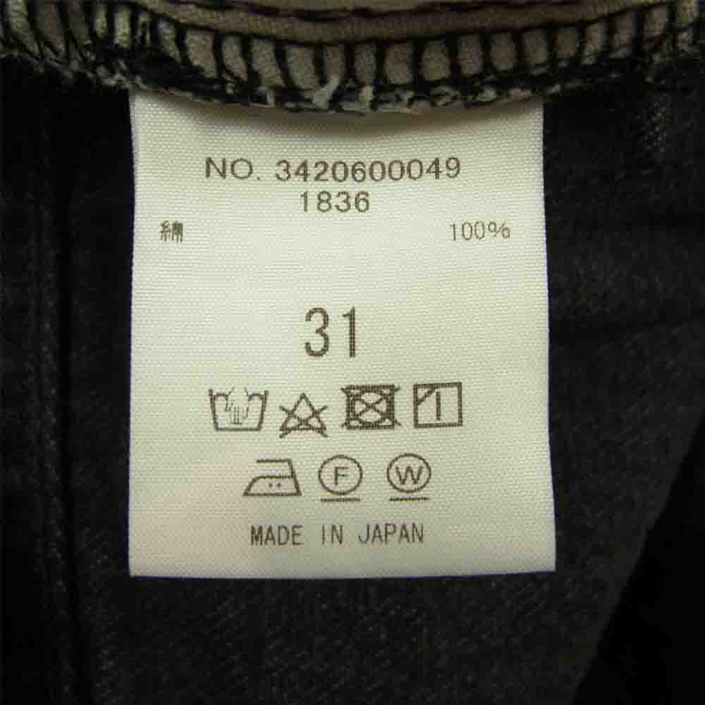 Ron Herman ロンハーマン DENIM 3420600049-1836 ブラック デニム ボタンフライ パンツ ブラック系 31【中古】