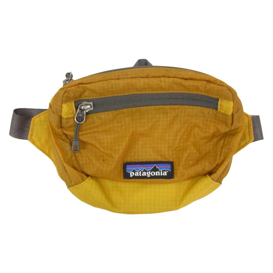 patagonia パタゴニア 14AW 49445 14年製 LW Travel Mini Hip Pack ライトウェイト トラベル ミニ ヒップ パック ウェストバッグ イエロー系【美品】【中古】