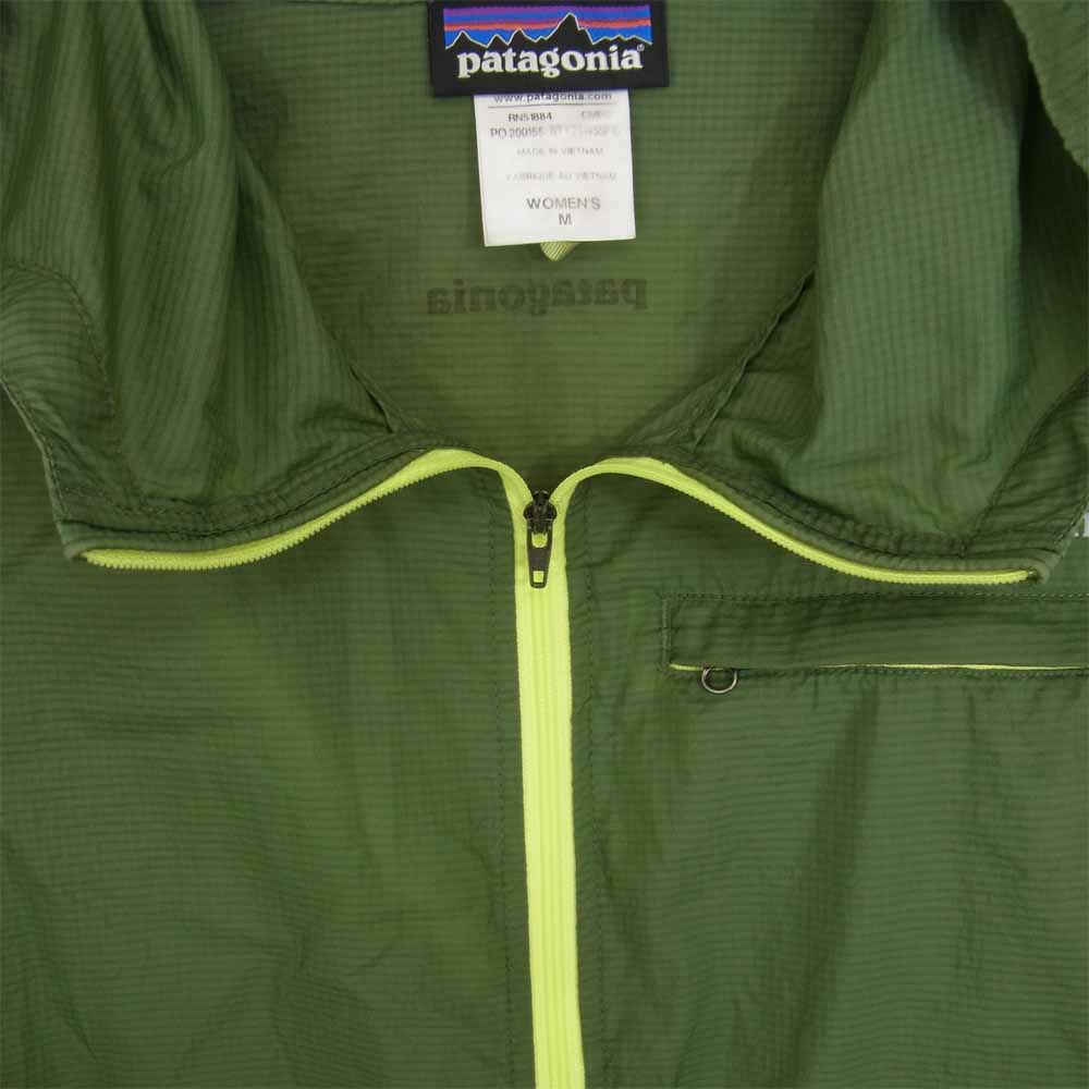patagonia パタゴニア 15SS 24145 15年製 W's Hoodini Jacket ウィメンズ フーディニ ジャケット カーキ系 M【中古】