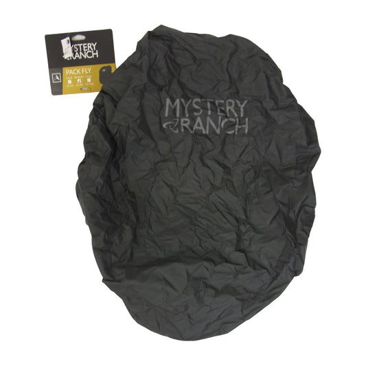 MYSTERY RANCH ミステリーランチ PACK FLY パックフライ Mサイズ チャコール パッカブル レインカバー バッグ用 グレー系 45～70L【新古品】【未使用】【中古】