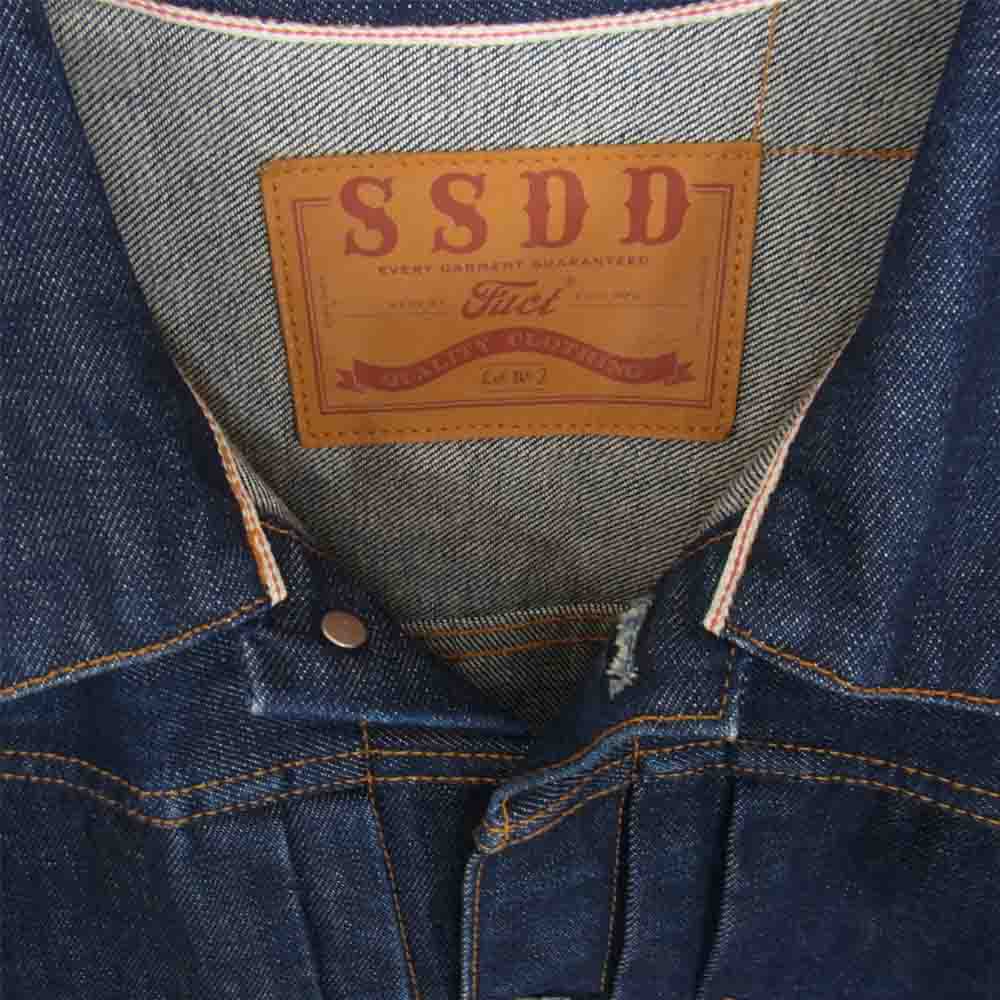 ファクト SSDD デニム ジャケット インディゴブルー系 S【中古】