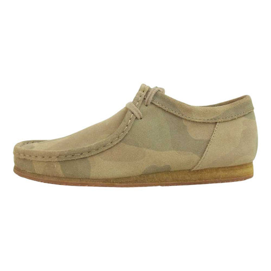 Clarks クラークス WALLABEE RUN ワラビー ラン シューズ ライトブラウン系 8【新古品】【未使用】【中古】