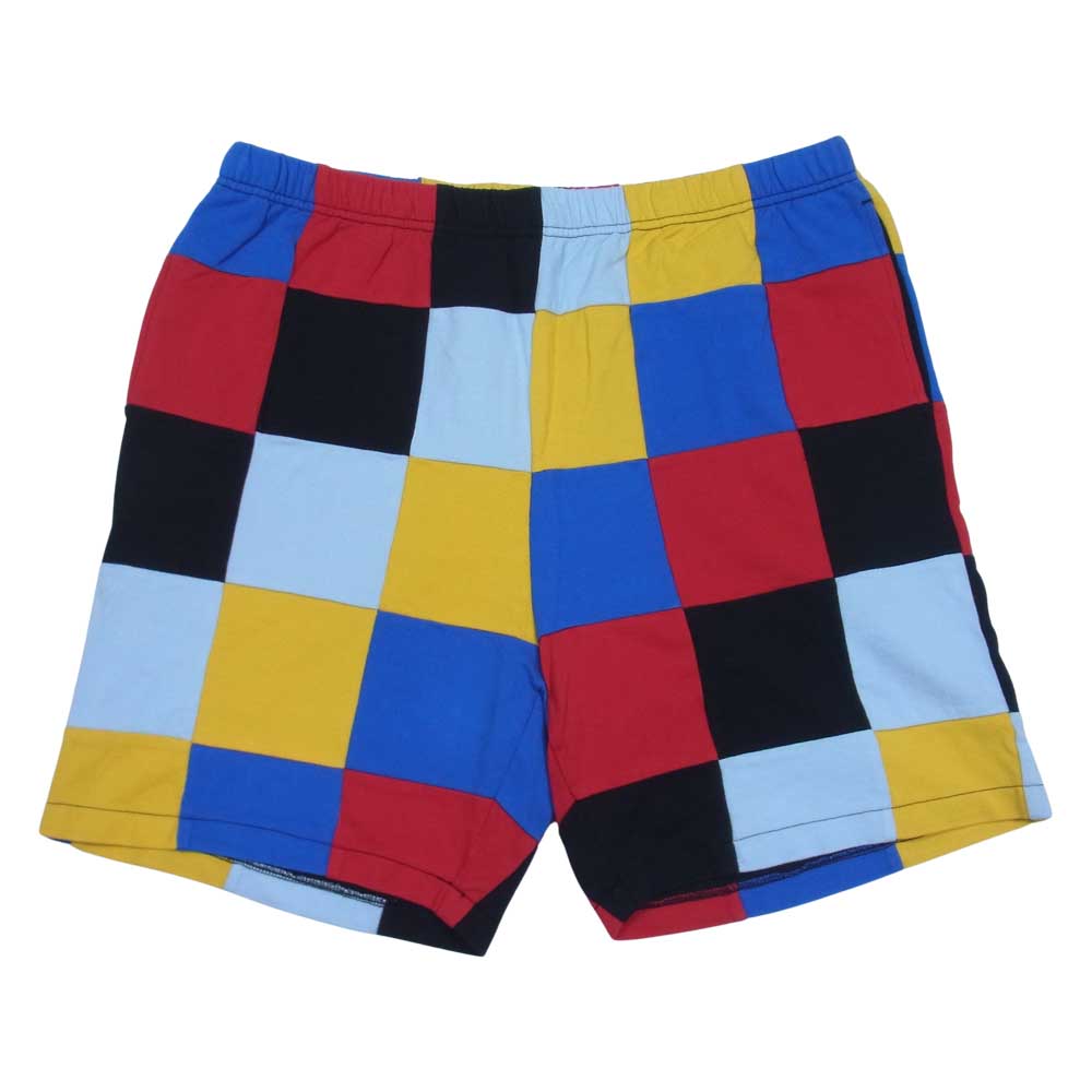 Supreme シュプリーム 18AW Patchwork Pique SHORT パッチワークピケショーツ マルチカラー系 M【新古品】【未使用】【中古】