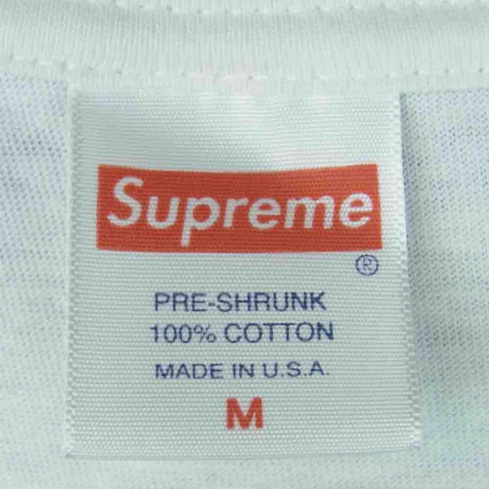 Supreme シュプリーム 17AW NAS Tee ナズ 半袖 Tシャツ コットン アメリカ製 ホワイト系 M【極上美品】【中古】