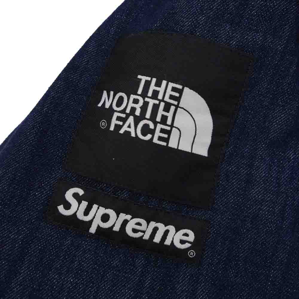 Supreme シュプリーム 15SS NP015401 × THE NORTH FACE ノースフェイス Denim Dot Shot Jacket デニム ドット ショット ジャケット インディゴブルー系 M【極上美品】【中古】