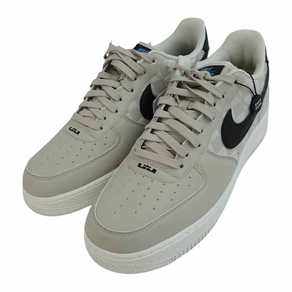 NIKE ナイキ DC8877-200 AIR FORCE 1 07 QS CREAM エアフォース クイックストライク レブロンジェームズ クリーム グレー系 11【新古品】【未使用】【中古】