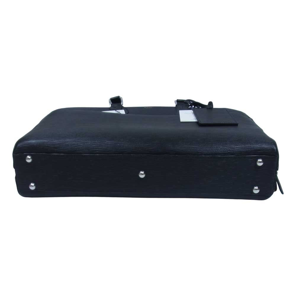 PELLE MORBIDA ペッレモルビダ PMO-BN006CA2 Capitano キャピターノ レザー 2way ショルダー ブリーフケース ビジネスバッグ ブラック系 M【新古品】【未使用】【中古】