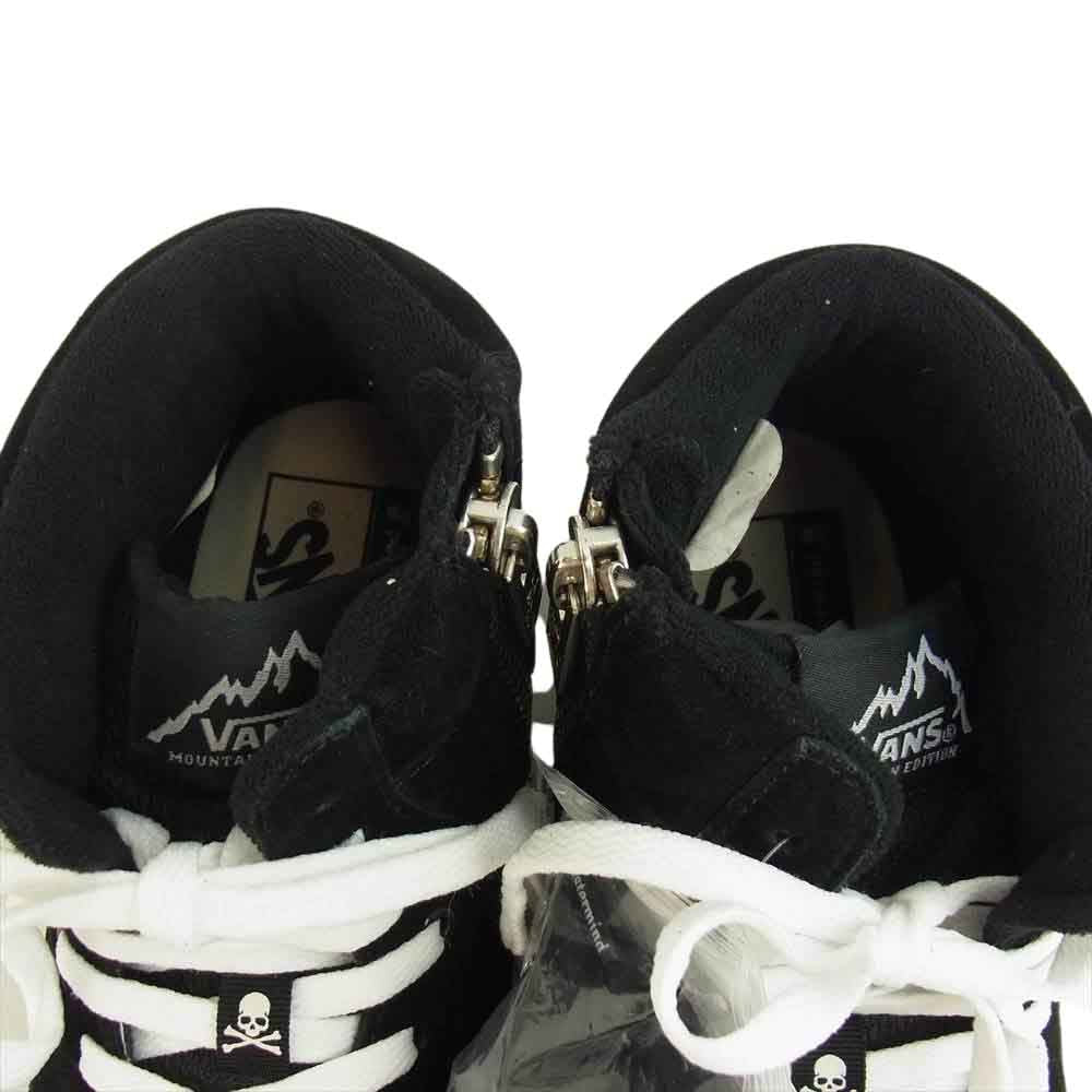 VANS バンズ × mastermind japan マスターマインド ジャパン Mt. EDITION マウンテン エディション スニーカー ブラック ブラック系 27.5㎝【新古品】【未使用】【中古】