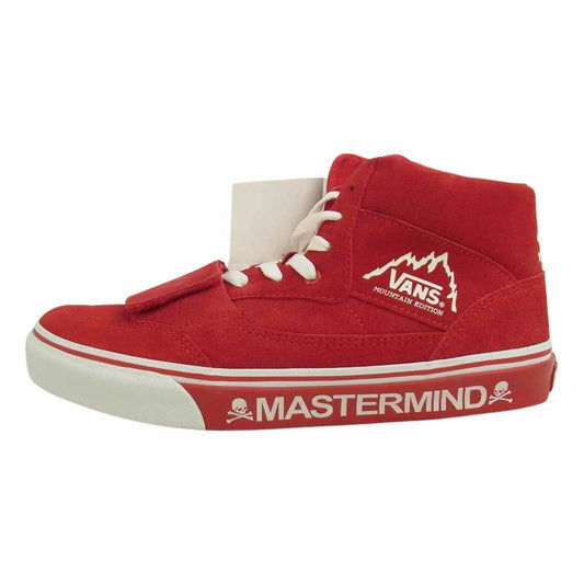 VANS バンズ × mastermind japan マスターマインド ジャパン Mt. EDITION マウンテン エディション スニーカー レッド レッド系 27.5㎝【新古品】【未使用】【中古】