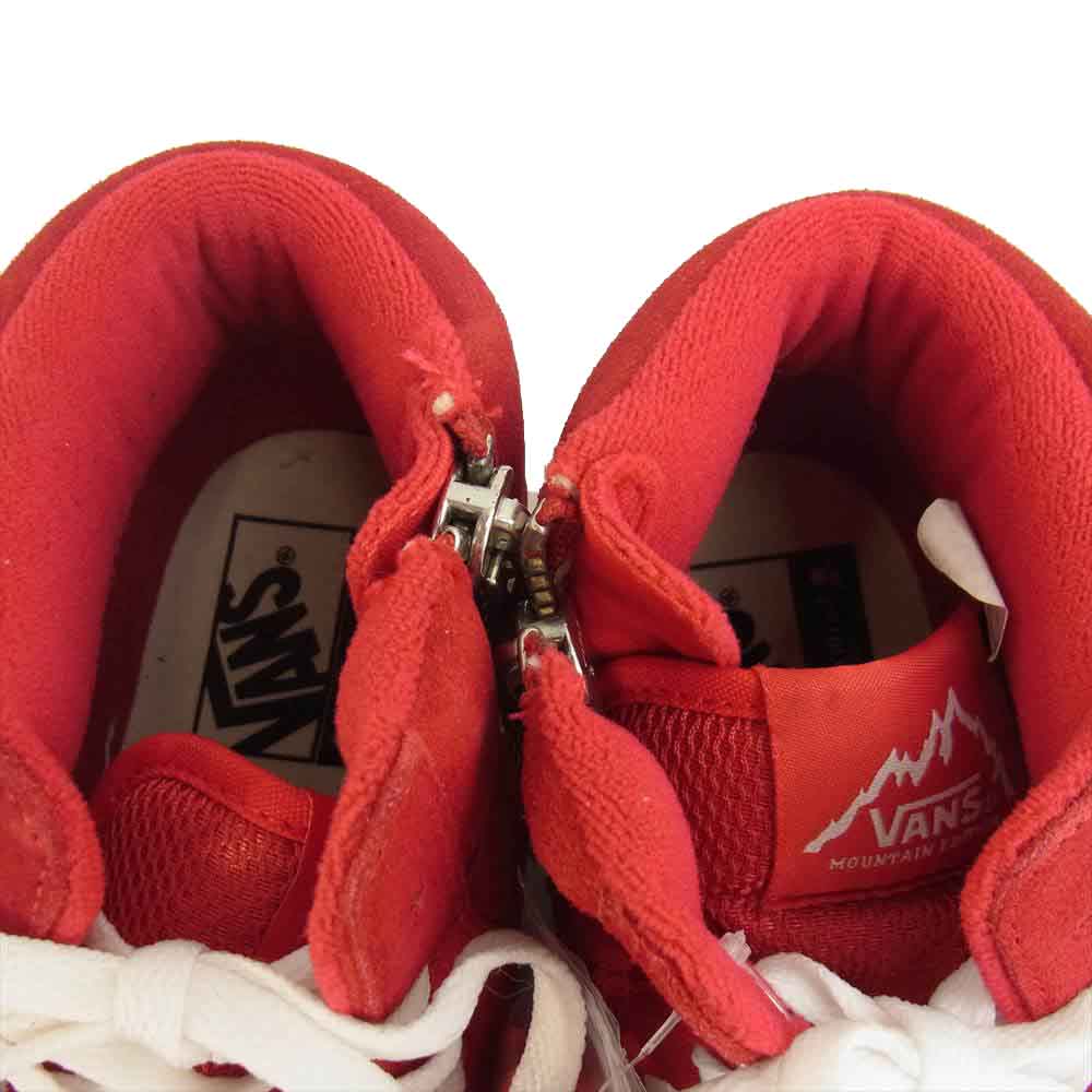 VANS バンズ × mastermind japan マスターマインド ジャパン Mt. EDITION マウンテン エディション スニーカー レッド レッド系 27.5㎝【新古品】【未使用】【中古】