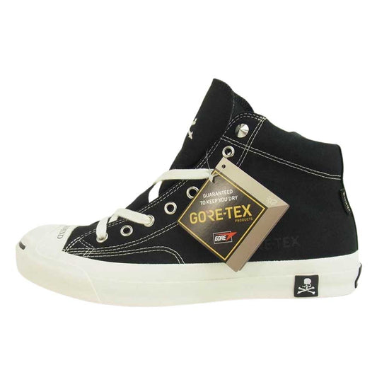CONVERSE コンバース × mastermind japan マスターマインド ジャパン JACK PURCELL GORE-TEX RH MID ゴアテックス ジャックパーセル ミッド スニーカー 26cm ブラック系 26㎝【新古品】【未使用】【中古】