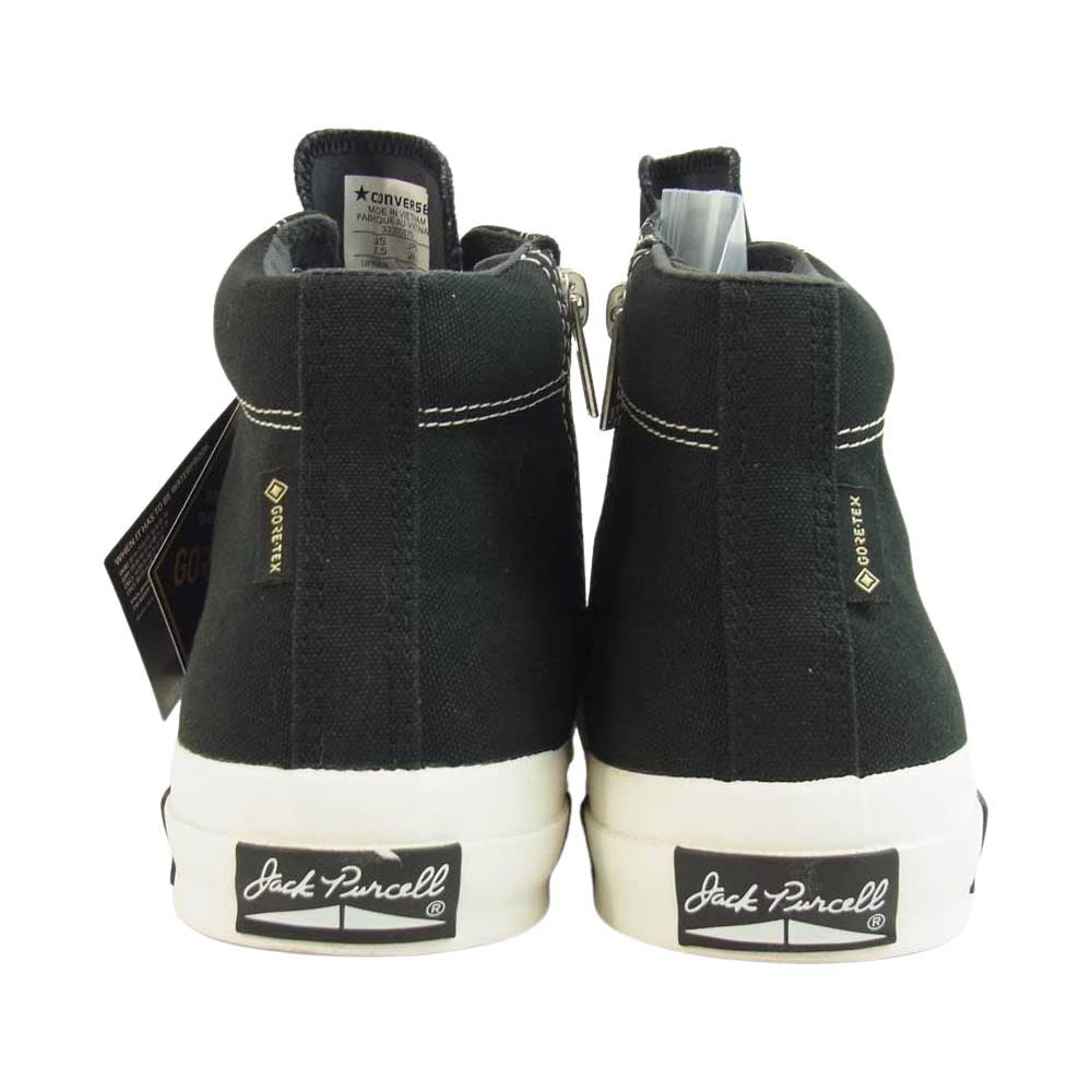 CONVERSE コンバース × mastermind japan マスターマインド ジャパン JACK PURCELL GORE-TEX RH MID ゴアテックス ジャックパーセル ミッド スニーカー 26cm ブラック系 26㎝【新古品】【未使用】【中古】