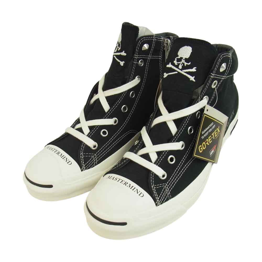 CONVERSE コンバース × mastermind japan マスターマインド ジャパン JACK PURCELL GORE-TEX RH MID ゴアテックス ジャックパーセル ミッド スニーカー 27.5cm ブラック系 9【新古品】【未使用】【中古】
