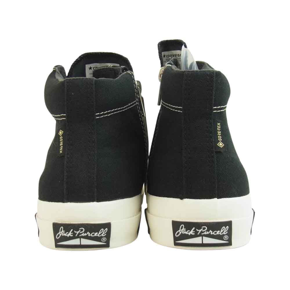 CONVERSE コンバース × mastermind japan マスターマインド ジャパン JACK PURCELL GORE-TEX RH MID ゴアテックス ジャックパーセル ミッド スニーカー 27.5cm ブラック系 9【新古品】【未使用】【中古】