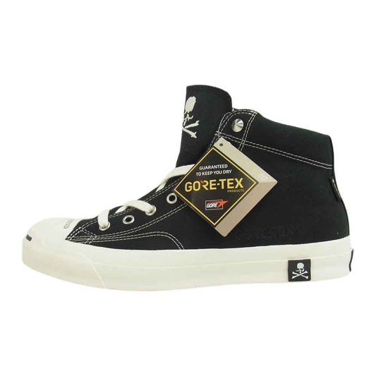 CONVERSE コンバース × mastermind japan マスターマインド ジャパン JACK PURCELL GORE-TEX RH MID ゴアテックス ジャックパーセル ミッド スニーカー 26.5cm ブラック系 26.5㎝【新古品】【未使用】【中古】
