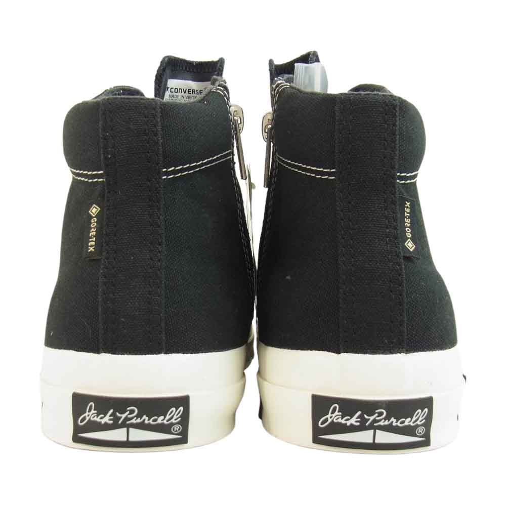 CONVERSE コンバース × mastermind japan マスターマインド ジャパン JACK PURCELL GORE-TEX RH MID ゴアテックス ジャックパーセル ミッド スニーカー 26.5cm ブラック系 26.5㎝【新古品】【未使用】【中古】