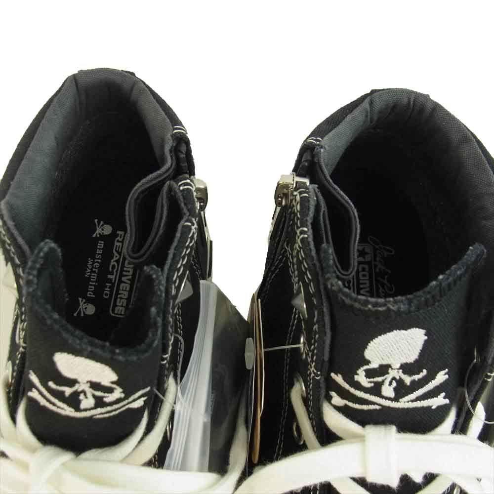 CONVERSE コンバース × mastermind japan マスターマインド ジャパン JACK PURCELL GORE-TEX RH MID ゴアテックス ジャックパーセル ミッド スニーカー 26.5cm ブラック系 26.5㎝【新古品】【未使用】【中古】