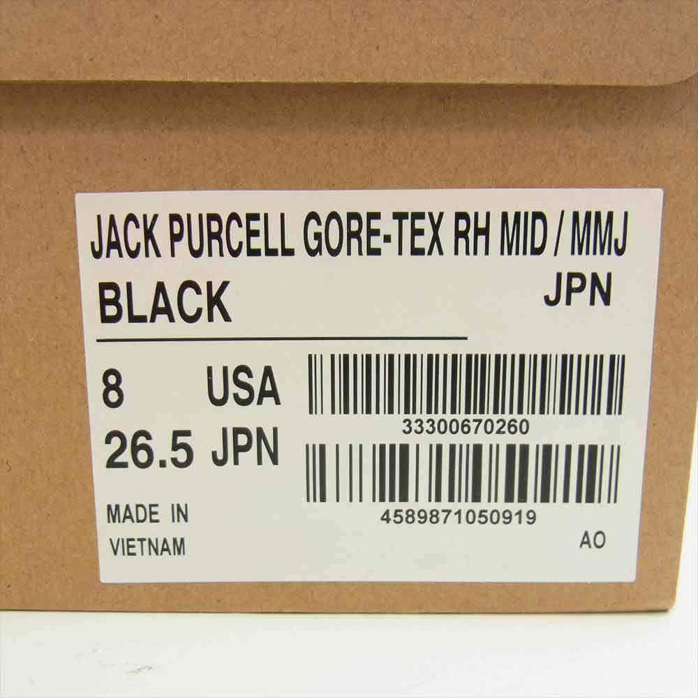 CONVERSE コンバース × mastermind japan マスターマインド ジャパン JACK PURCELL GORE-TEX RH MID ゴアテックス ジャックパーセル ミッド スニーカー 26.5cm ブラック系 26.5㎝【新古品】【未使用】【中古】