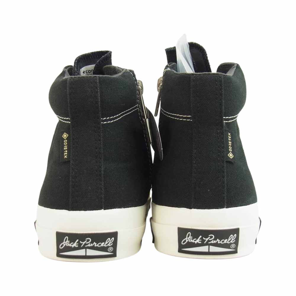 CONVERSE コンバース × mastermind japan マスターマインド ジャパン JACK PURCELL GORE-TEX RH MID ゴアテックス ジャックパーセル ミッド スニーカー 27cm ブラック系 27㎝【新古品】【未使用】【中古】