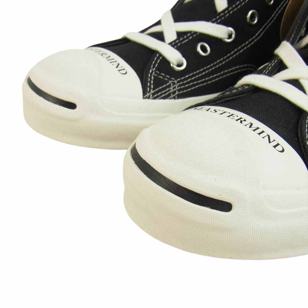 CONVERSE コンバース × mastermind japan マスターマインド ジャパン JACK PURCELL GORE-TEX RH MID ゴアテックス ジャックパーセル ミッド スニーカー 27cm ブラック系 27㎝【新古品】【未使用】【中古】