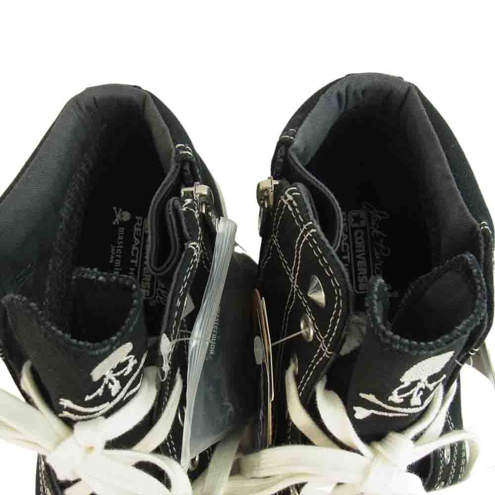 CONVERSE コンバース × mastermind japan マスターマインド ジャパン JACK PURCELL GORE-TEX RH MID ゴアテックス ジャックパーセル ミッド スニーカー 27cm ブラック系 27㎝【新古品】【未使用】【中古】