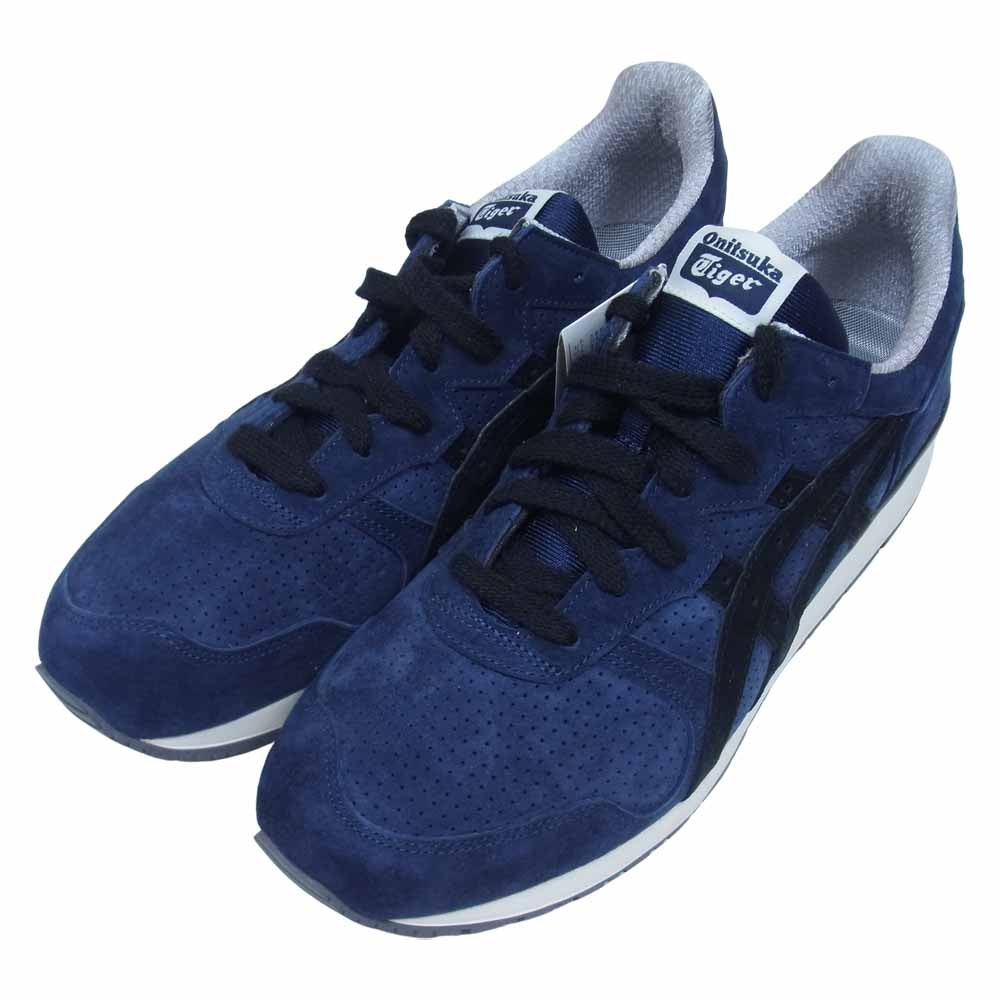 ONITSUKA TIGER オニツカタイガー TH4B4L Tiger Alliance タイガー アライアンス スウェード スニーカー ネイビー系 US11.5【新古品】【未使用】【中古】